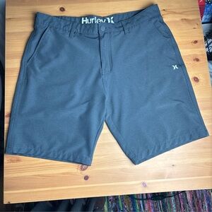 Hurley Chino Shorts Gray 36 L XL Golf Surfcore Street Preppy